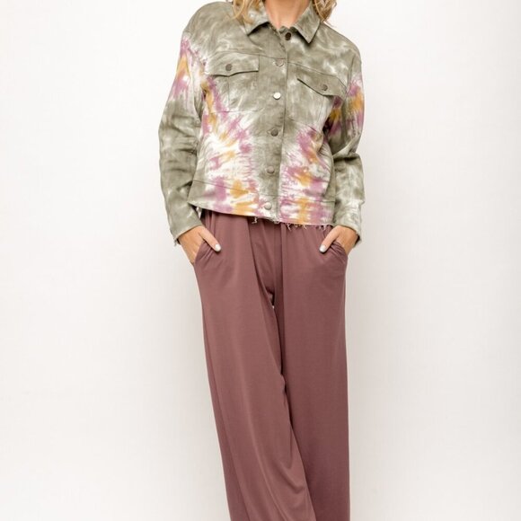 MYSTREE TYE DYE TRUCKER JACKET - Picture 4 of 8